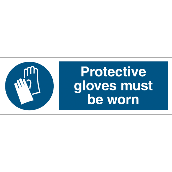 Mandatory sign - Protective gloves must be worn 