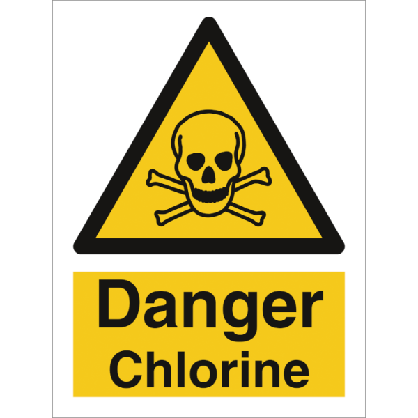 Hazard & Warning sign - Danger Chlorine 