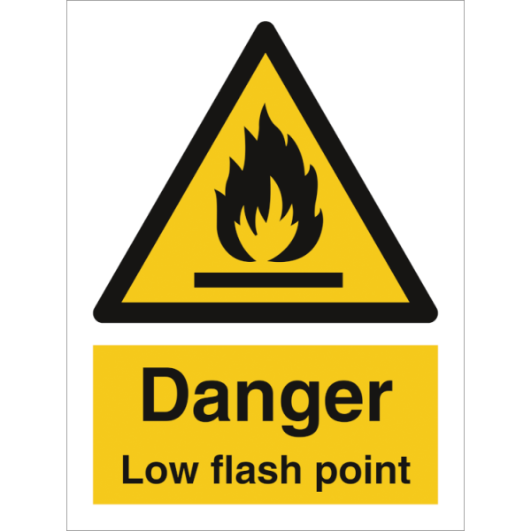 Danger Low flash point