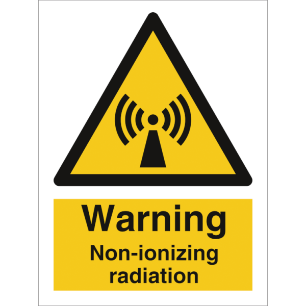 Hazard & Warning sign - Non-ionizing radiation 