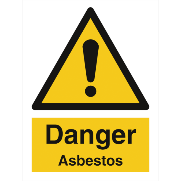 Hazard & Warning sign - Danger Asbestos 