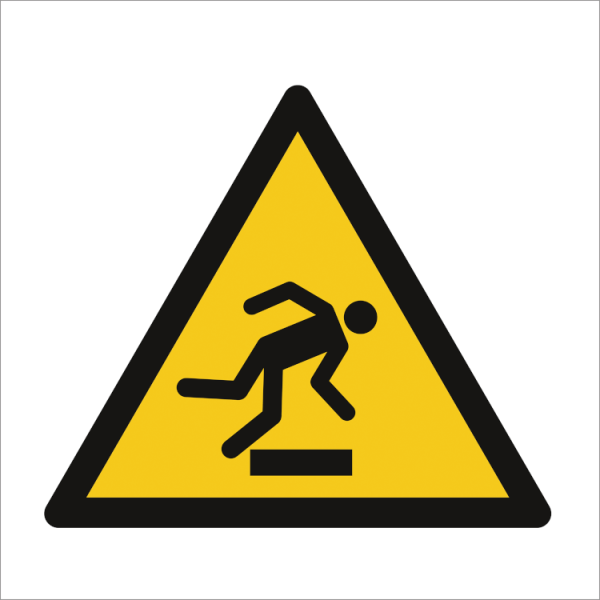Hazard & Warning sign - Caution Mind the step 