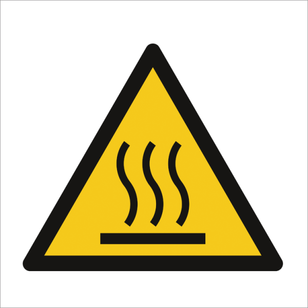 Hazard & Warning sign - Hot surface 