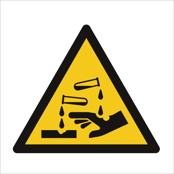 Hazard & Warning sign - Acid 