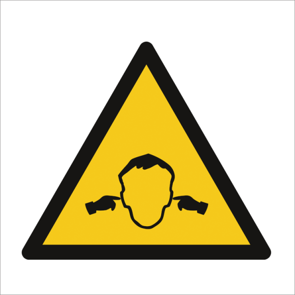 Hazard & Warning sign - High noise 
