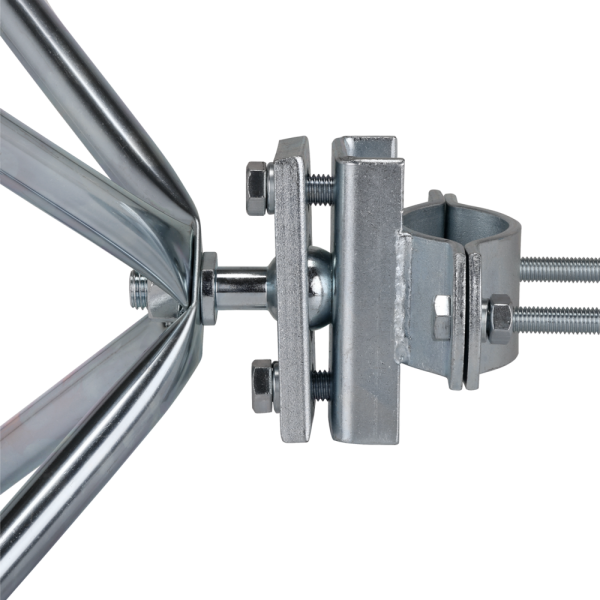 Type I Kulefäste i galvaniserat stål, för vägg- och stolpfäste