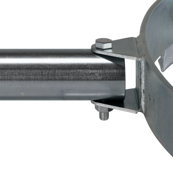 Type IV Uni-Sign i galvaniserat stål, för stolpmontering