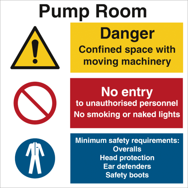 Combi sign - Pump Room  