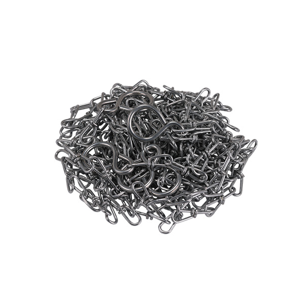 2 m Kedjesats i stål, globespegel Saturn/Jupiter/Venus