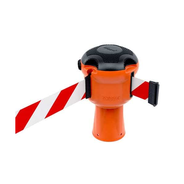 3-punkts avspärrningspaket (3 x 9 m röd/vit avspärrningsband) SKIPPER-system. 