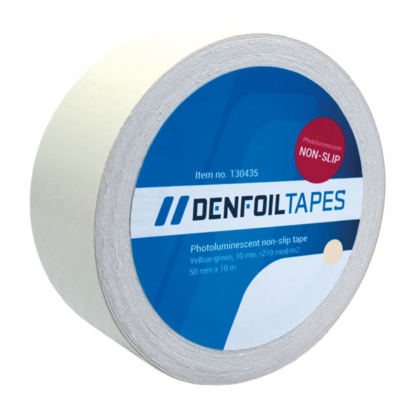DENFOIL Fotoluminescerande halkskyddstejp - 50 mm x 10 m