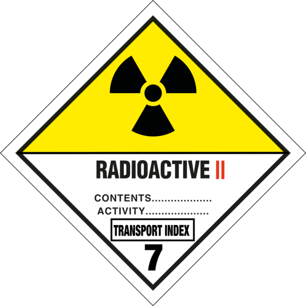 Radioactive kl. 7.2 fareseddel