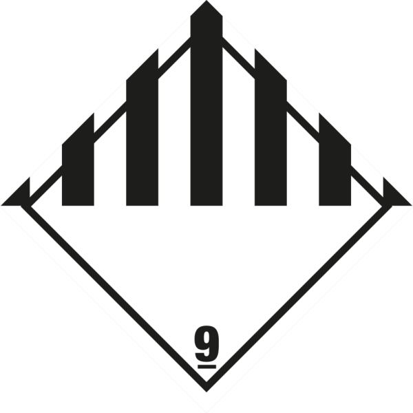 Dangerous substance (Farligt ämne) kl. 9 fareseddel