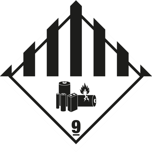 Lithium Batteri kl. 9 fareseddel