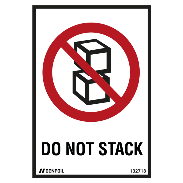 Do not stack