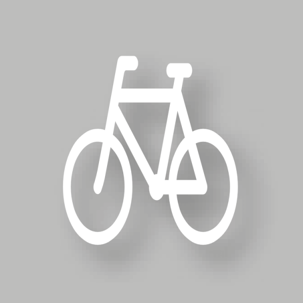 PREMARK cykelsymbol – termoplastisk vägmarkering i flera storlekar