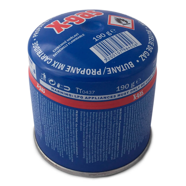 Gasbehållare 190 g - Extra gas för gasbrännarkolv