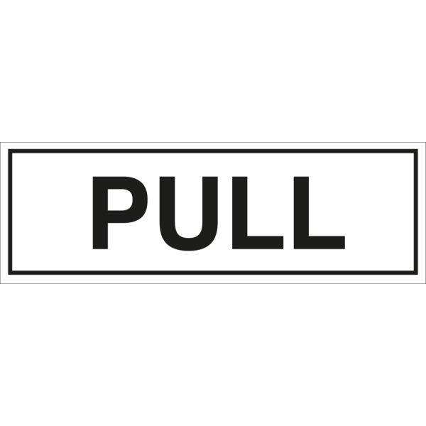 Accomodation sign - Pull 