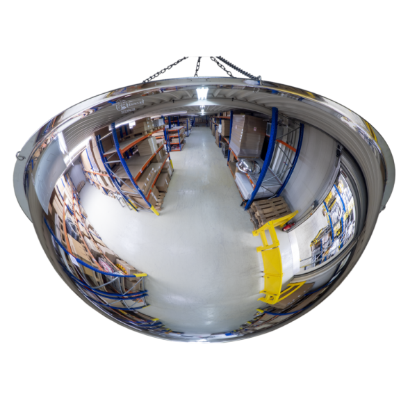 360° Kupolformad vidvinkelspegel i akryl, flera storlekar