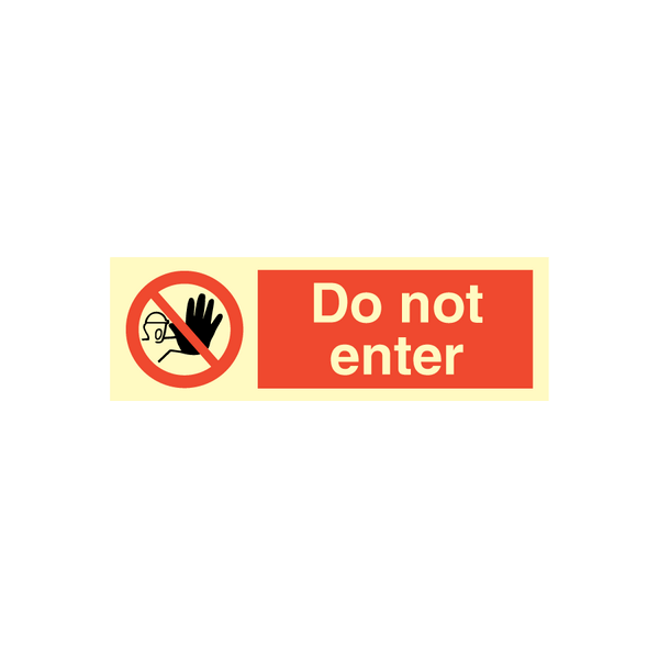 Prohibition sign - Do not enter 