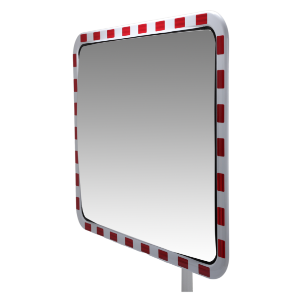 Rektangulär trafikspegel i akryl, flera storlekar