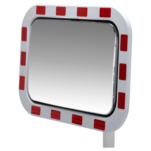 Rektangulär trafikspegel i akryl, flera storlekar
