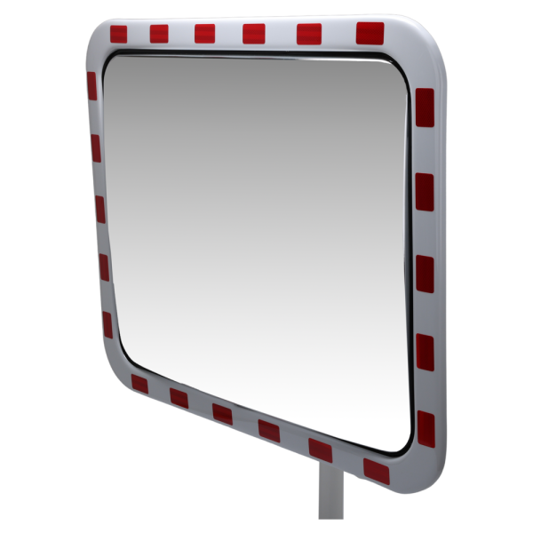 Rektangulär industrispegel i polykarbonat, flera storlekar