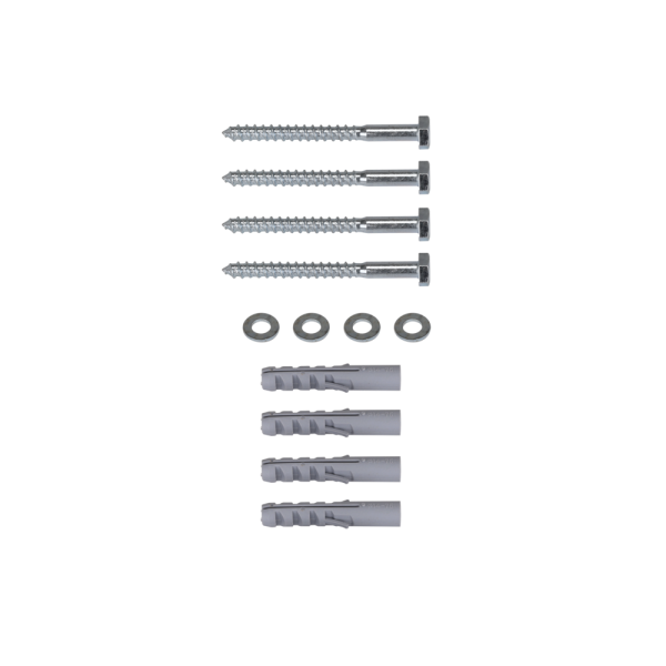 Fästankare i galvaniserat stål, sats om 4 st