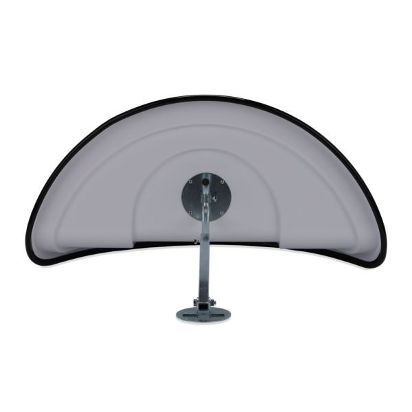 Oval vidvinkelspegel i akryl, flera storlekar