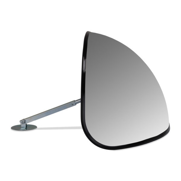 Oval vidvinkelspegel i akryl, flera storlekar