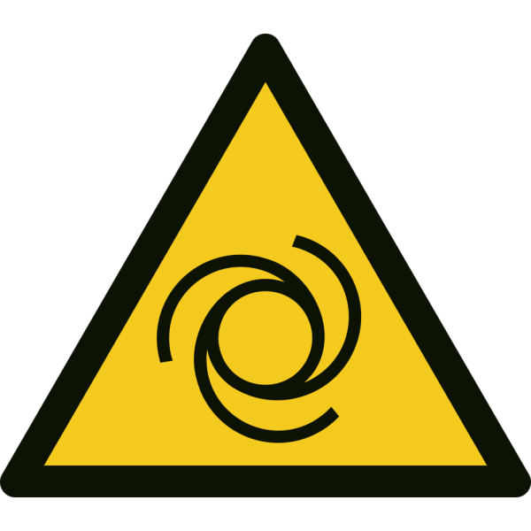 Starta automatiskt varningsskylt - ISO 7010