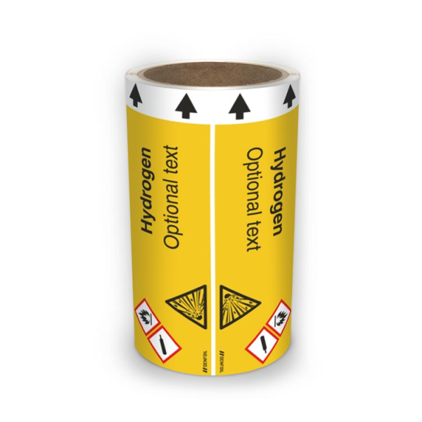ISO Rörmärkning - Hydrogen (english) ISO 20560