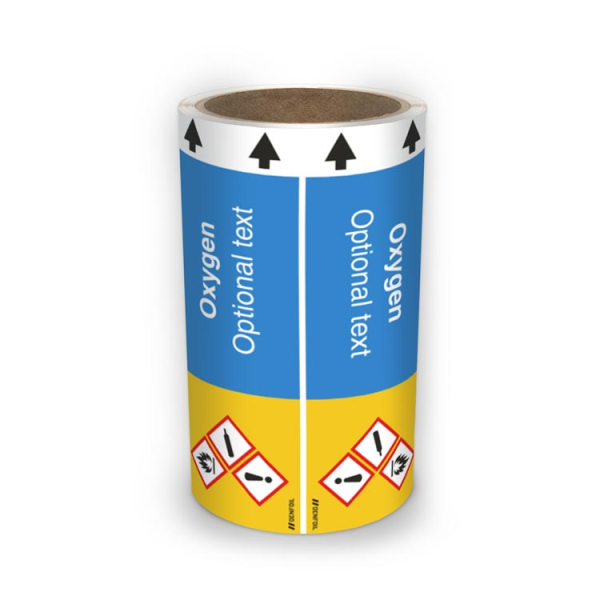 ISO Rörmärkning - Oxygen (english) ISO 20560