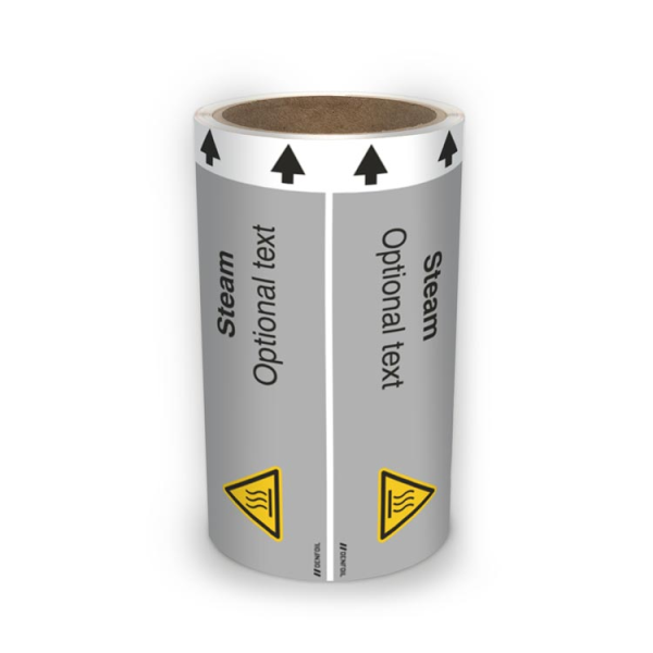 ISO Rörmärkning - Steam (english) ISO 20560
