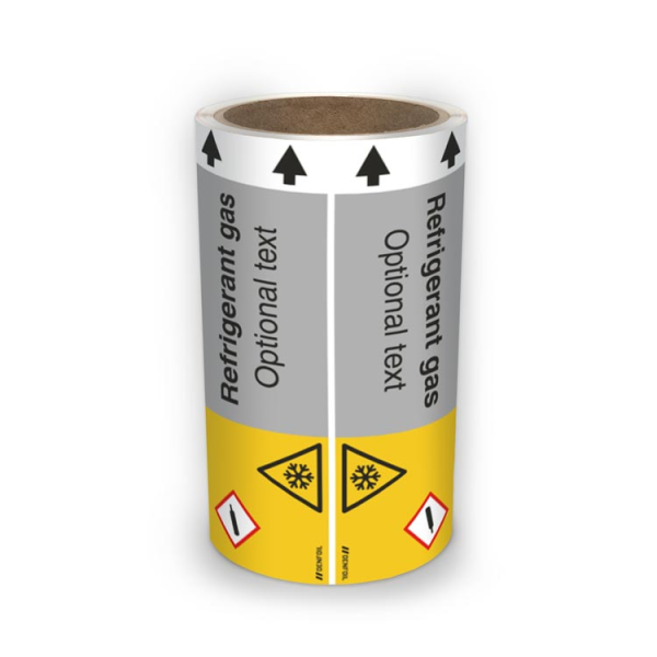 ISO Rörmärkning - Refrigerant gas (english) ISO 20560