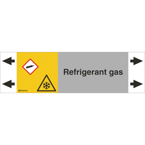 ISO Rörmärkning - Refrigerant gas (english) ISO 20560