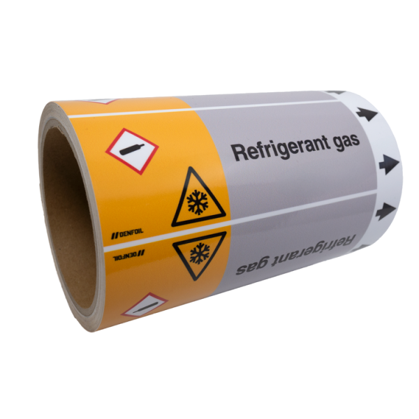 ISO Rörmärkning - Refrigerant gas (english) ISO 20560