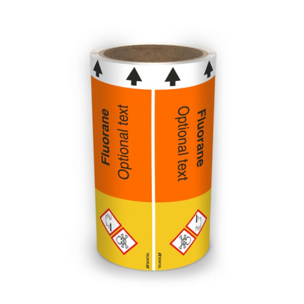 ISO Rörmärkning - Hydrogen fluoride (english) ISO 20560
