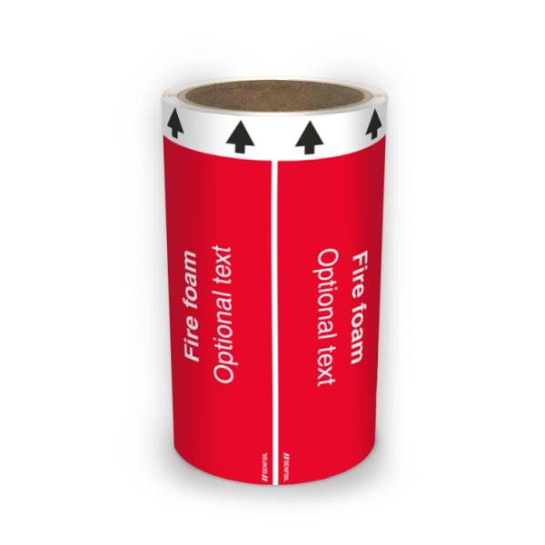 ISO Rörmärkning - Fire foam (english) ISO 20560