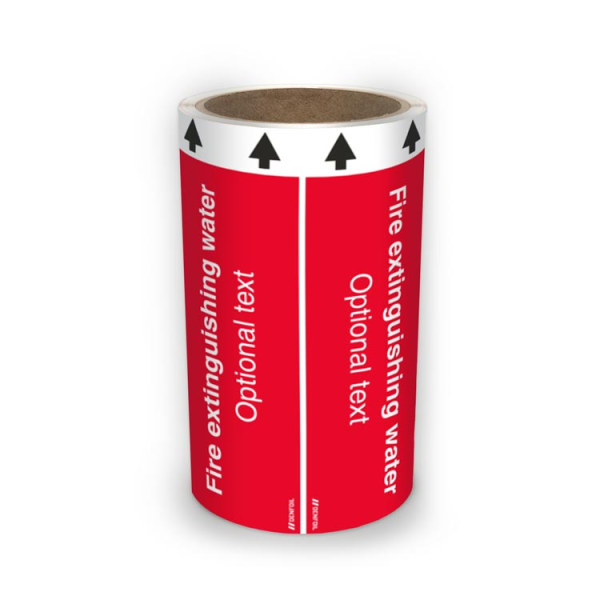 ISO Rörmärkning - Fire extinguishing water (english) ISO 20560