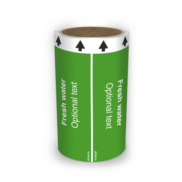 ISO Rörmärkning - Fresh water (english) ISO 20560