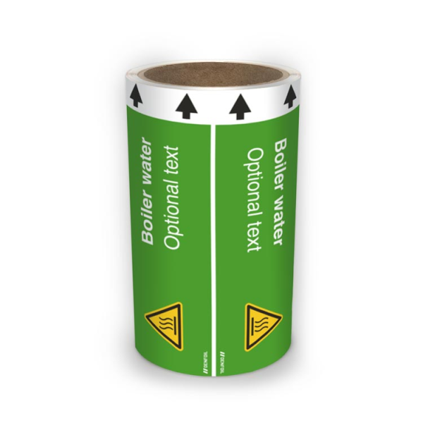 ISO Rörmärkning - Boiler water (english) ISO 20560