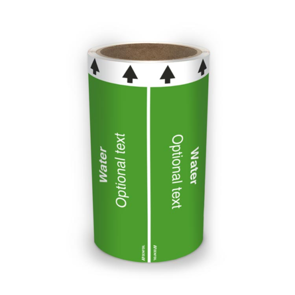 ISO Rörmärkning - Water (english) ISO 20560