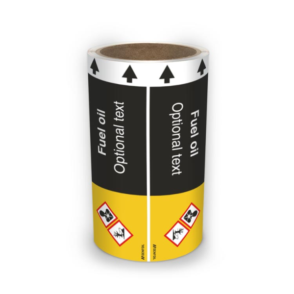 ISO Rörmärkning - Fuel oil (english) ISO 20560