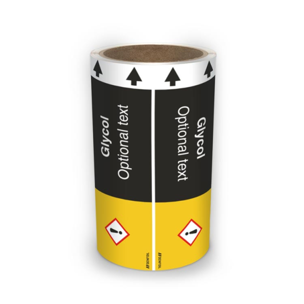 ISO Rörmärkning - Glycol (english) ISO 20560