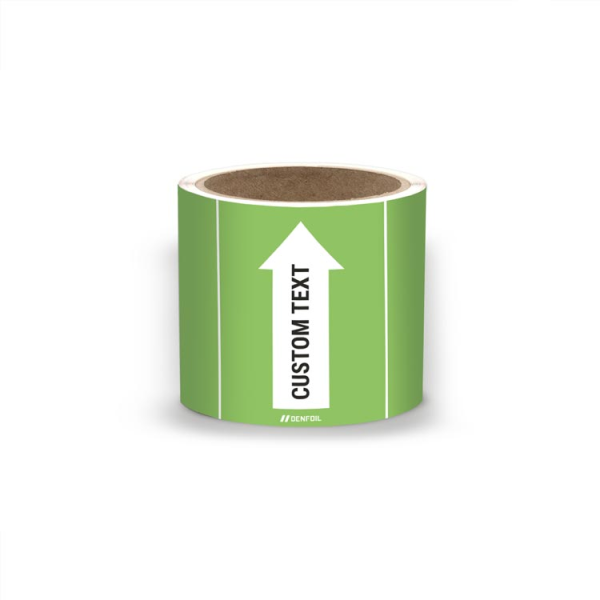 SIS Rörmärken för Övrigt / valfri text - Ljusgrön, flera varianter + kan anpassas