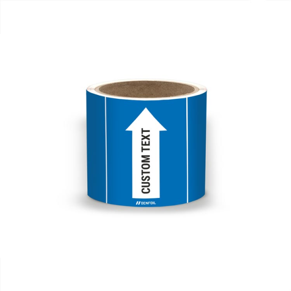 SIS Rörmärke för Färskvatten (renat) - Blå, flera varianter + kan anpassas