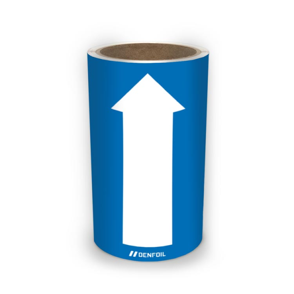 SIS Rörmärke för Färskvatten (renat) - Blå, flera varianter + kan anpassas