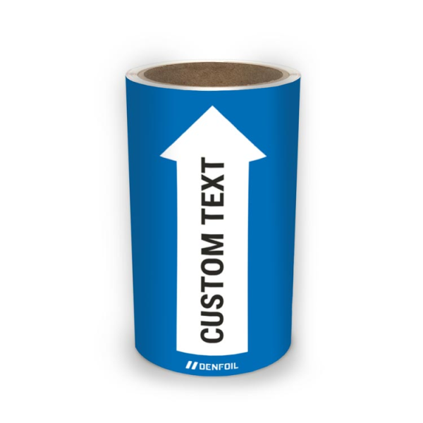 SIS Rörmärke för Färskvatten (renat) - Blå, flera varianter + kan anpassas