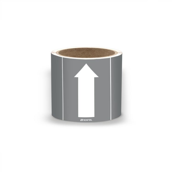 SIS Rörmärke för Vattenånga - Grå, flera varianter + kan anpassas